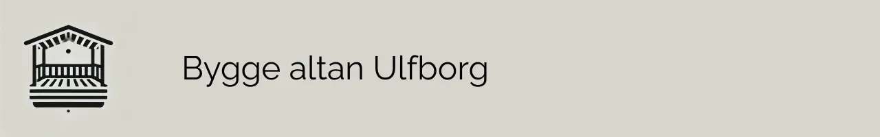 Bygge altan Ulfborg